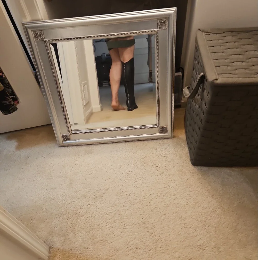Alexander Wang Black Over-the-Knee Leather Boots Iconic Wedge Heel. Incredible!